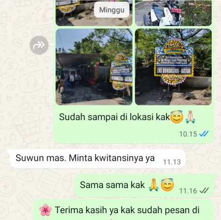 Pengiriman Papan Bunga Duka Pondok Gede