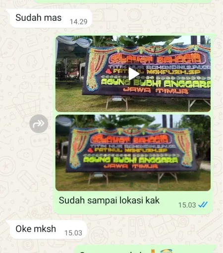 Pengiriman Papan Bunga Pondok Gede