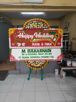Papan Bunga di Pondok Gede