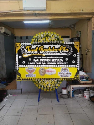 Papan Bunga di Pondok Gede