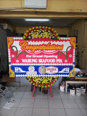 Papan Bunga di Pondok Gede