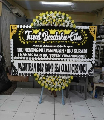 Papan Bunga di Pondok Gede